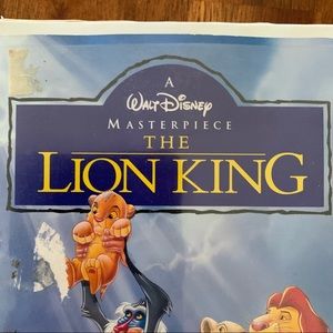 Disneys The Lion King On VHS